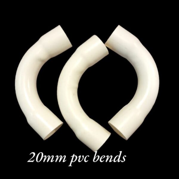 20mm pvc bends