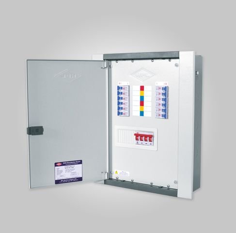 8way 3phase distribution board