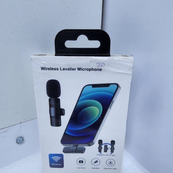 Wireless Dual Lapel Microphone for Camera and Phone